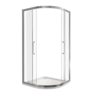 Душ.ограждение NEO R- 80-C-CH стекло Прозрачное 5 мм (без поддона и автослива)