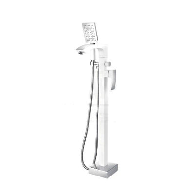 G3007-8 Смеситель Ванна НАПОЛЬНЫЙ GAPPO шар d-35 (белый/хром)