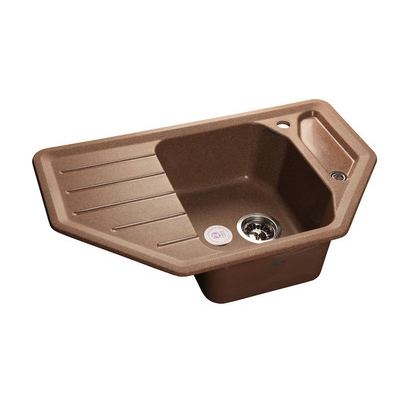 Мойка GRANFEST GF-C800E угловая 790*490 мм (терракот)