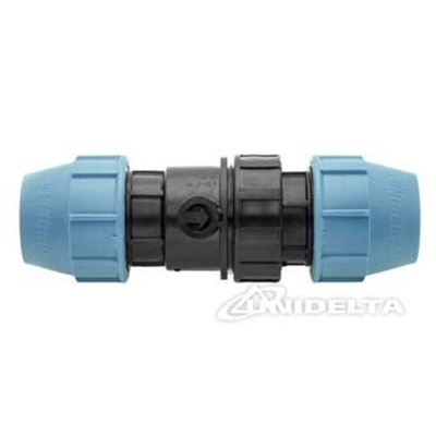 Обратный клапан 25х25 зажимной ПЭ UNIDELTA Обратный клапан 25х25 зажимной ПЭ UNIDELTA