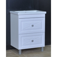 Подстолье "Клео-50" Белый софт 2 ящика под умыв "Como-50" 500*780*380мм