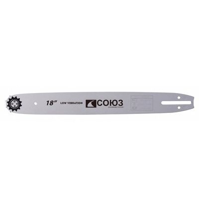 ПШС-1850380POH Пильная шина 18" СОЮЗ, паз 1,3мм, 3/8", 64зв, хвостовик POH(OREGON K095/A095)
