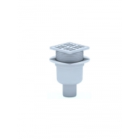 TA5704 Трап 50 вертикальный рег с решеткой из пластика 10*10