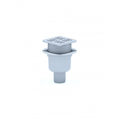 TA5704 Трап 50 вертикальный рег с решеткой из пластика 10*10 TA5704 Трап 50 вертикальный рег с решеткой из пластика 10*10