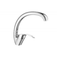 DR71021 Смеситель одноручный для кухни с высоким поворотным изливом, хром