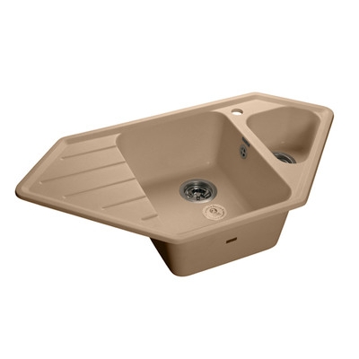 Мойка GRANFEST GF-C950E угловая 930х485 мм (топаз)