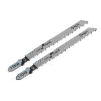 Пилки для лобзиков ТУНДРА, по дереву, прямой рез, HCS, 75/100 х 2.5 мм, 2 шт. 7347461