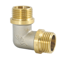 Уголок 3/4" - 1/2" ш/ш с ограничителем JIF 233