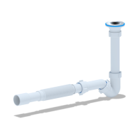 BD1015 Сифон Ани 1 1/4"*32 для биде с трубой 32*32/40