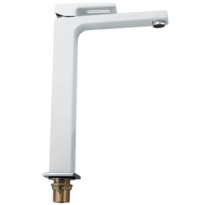 G1017-2 Смеситель Тюльпан GAPPO шар. d-35 на гайке Высокий (белый/хром)