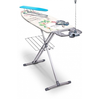 Гладильная доска "НИКА 9 " р-р 122х40см(Металлокар,полка д/белья,подрукав.элект.удлин) Арт Н9