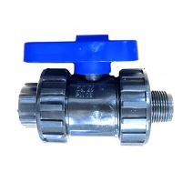 Кран ПНД шаровый 1/2" г/ш PN16 (Россия)