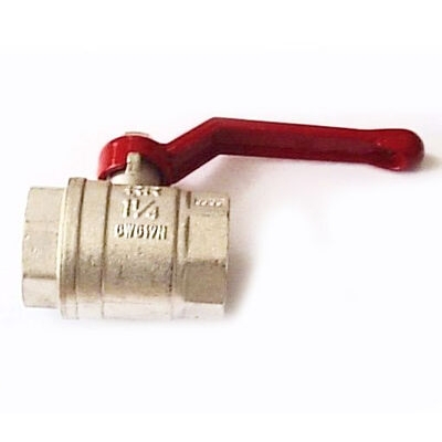 Кран вода RR 1 1/4" г/г руч (371)