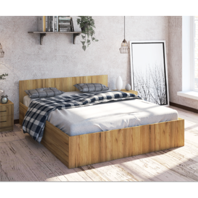 Кровать Муви 1400 (3 места) (дуб крафт золотой) Кровать Муви 1400 (3 места) (дуб крафт золотой)