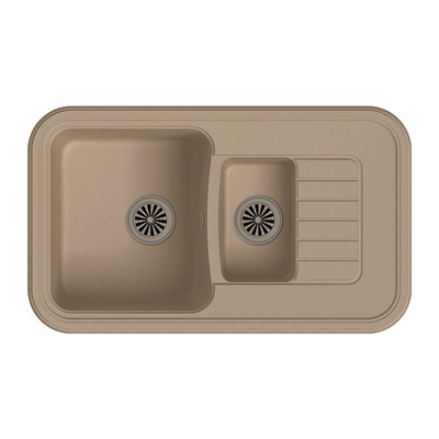 Мойка EWIGSTEIN Antik 60 KF 1,5 чаши+крыло 860*510мм (крем)