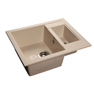 Мойка GRANFEST GF-Q610K 1,5 чаши 610*500 мм (белый - 331)