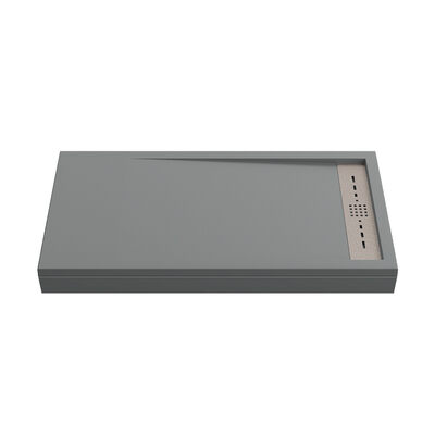 Поддон STELLA мрамор 120х70 ГРАФИТ (без автослива) ЛП00136