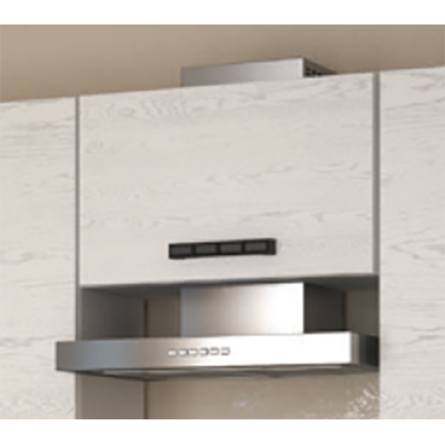 Полка над вытяжкой ОДРИ-1, ГАЗ-600 (310х600х290) (1 место) (белый/белый)