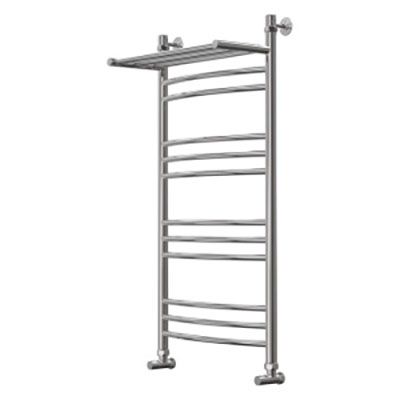 Полотенцесушитель Рио Универсал с полкой 40*100 ф1" 12 перекладин (К-вентиль 1*3/4 г/г) 07497