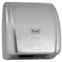 Электросушитель для рук Puff-8851S (2,1 кВт) НЕРЖ. СТАЛЬ, хром