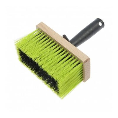 Кисть-макловица LOM, 150х70х16мм, 102 пучка, искусственная щетина, пластиковая рукоятка, бук 4949604