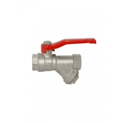 Кран вода RR 1/2" г/г руч с фильтром (375) Кран вода RR 1/2" г/г руч с фильтром (375)