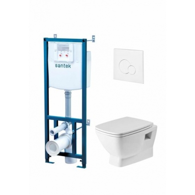 Пэк Нео rimless БЕЗОБОДКОВЫЙ под унит+инст+кноп бел+сид SC