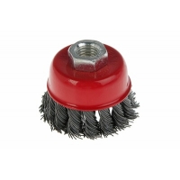 Щетка металлическая для УШМ LOM, крученая проволока, "чашка", М14, 75 мм 2767951