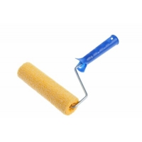 Валик ТУНДРА, велюр, 180 мм, рукоятка d=6 мм, D=42 мм, ворс 4 мм 2840571