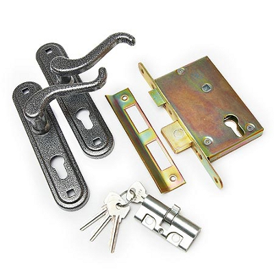 Замок врезной ЗВ4-3/02 серебро (Зенит)