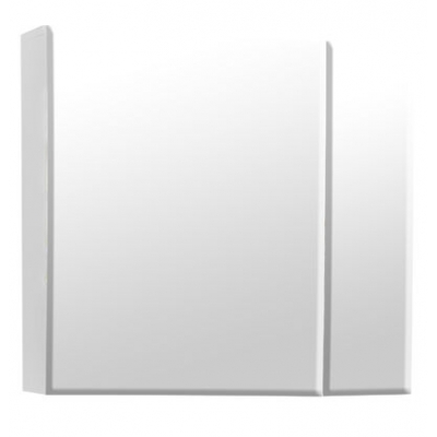 Зеркало-шкаф "Лайн-80" ЭМАЛЬ белый 800х670х150