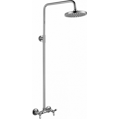 Cмеситель Душ 1/2 м/к, верхняя душевая лейка Троп. дождь, хром ROSSINKA Q02-44 Cмеситель Душ 1/2 м/к, верхняя душевая лейка Троп. дождь, хром ROSSINKA Q02-44