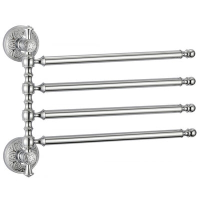 S-005804A Держатель для полотенец поворотный (4-ой)/Хром S-005804A Держатель для полотенец поворотный (4-ой)/Хром