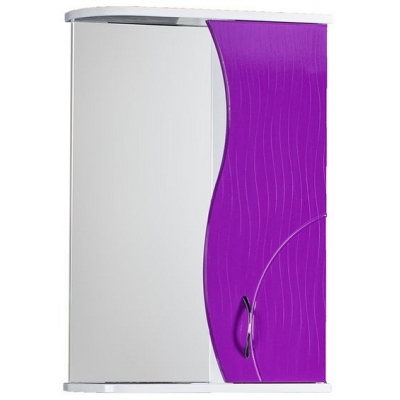 Зеркало-шкаф "ALLESSANDRO-50" Левый 500х732х150 (белый/фиолет) Зеркало-шкаф "ALLESSANDRO-50" Левый 500х732х150 (белый/фиолет)