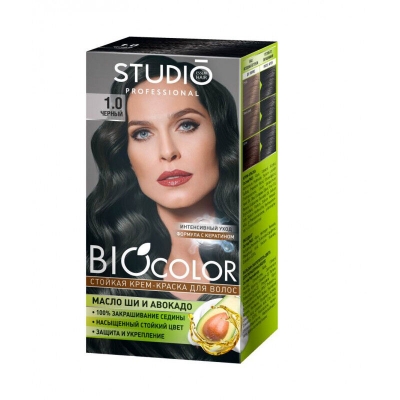 Краска для волос BIOCOLOR 1,0 черный