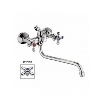 2327 Смеситель Ванна LEDEME 1/2 м/к дл излив