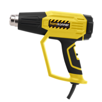 HHG2023CD Фен технический Hanskonner, 2300 Вт, 50/50-650C, 250-500л/мин, КЕРАМ., ЖК-дисп., кейс