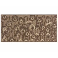 Коврик д/ванны 1 предм. SHAHINTEX LOOP ITALIANO 50*100 "маки" кофе с молоком 55