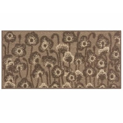 Коврик д/ванны 1 предм. SHAHINTEX LOOP ITALIANO 50*100 "маки" кофе с молоком 55