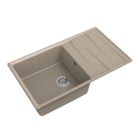 Мойка GRANFEST GF-LV-860L чаша+крыло 860*500 (песочный - 302)