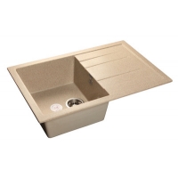 Мойка GRANFEST GF-Q780L чаша+крыло 770*495 мм (песочный - 302)