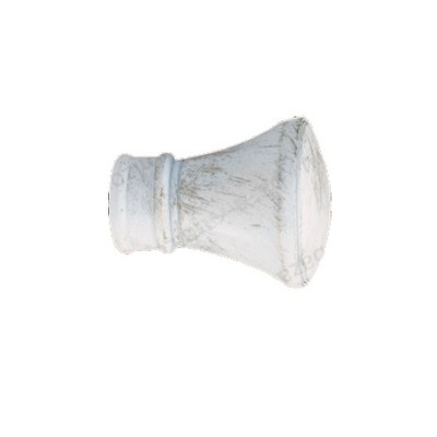 Наконечник Колокол (набор 2 штуки) D25 белое золото (A234-25)