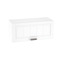 Шкаф верхний горизонтальный 800 Прага Белое дерево фасад МДФ 2 кор.(ВГ800 Ф87 бел дер)