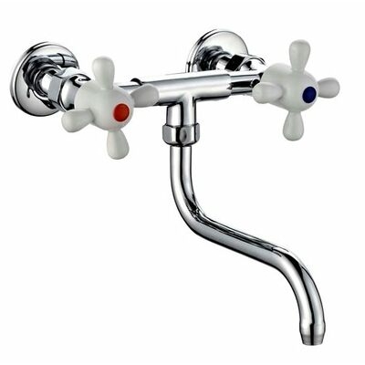 Смеситель Кухня 1/2 м/к СТЕНА ПСМ-108-К/99 пластик СТАНДАРТ-Б настенный тип См-МДРНр