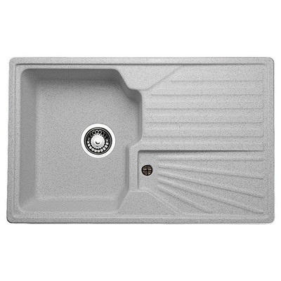 Мойка GRANICOM G-014 (780*490мм), 1 чаша+ крыло (серебристый)