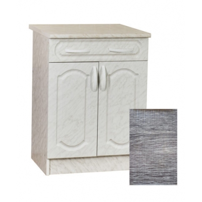 Рабочий стол 60 Турин (2дв.+1ящ.) фасад МДФ ,столешница цвет (САХАРА)