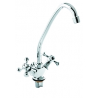 Смеситель Кухня SANTREK AQUA-230 "NOSTALGIE" 1/2 м/к на гайке Крест SL 594