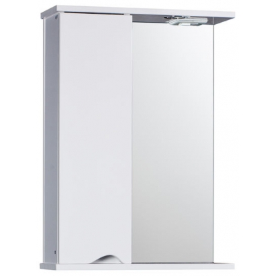 Зеркало-шкаф "Bello-C 50" с подсветкой левый (белый) 500х728х190 Зеркало-шкаф "Bello-C 50" с подсветкой левый (белый) 500х728х190