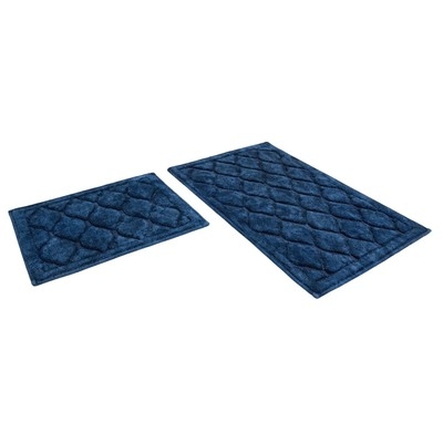 Коврик универсальный хлопковый SHAHINTEX BAMBOO LUX 60х100+60х50 голубой 11 Коврик универсальный хлопковый SHAHINTEX BAMBOO LUX 60х100+60х50 голубой 11