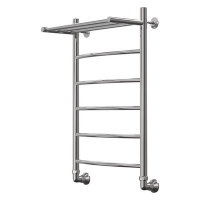 Полотенцесушитель Классик 2 с полкой 50*100 ф1" 7 перекладин (К-боковое 50, Дуга , Слева) 06998